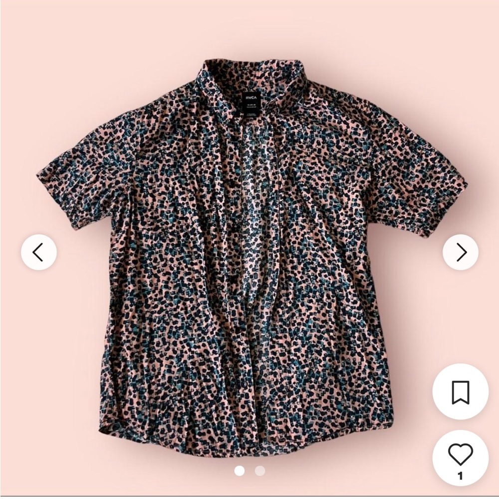 RVCA Men’s Patterned Shirt - Picture 4 of 4